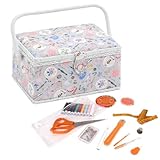 Hobby Gift Exklusive vorgefüllte Nähbox, Bastel-Aufbewahrungsbox mit...